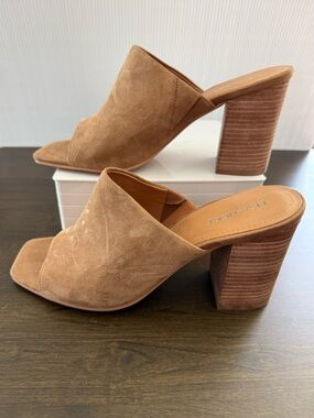 Lisa Vicky Block-Heel Slides